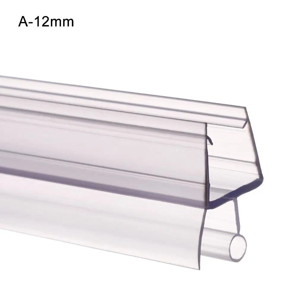 Bath Shower Screen Door Seal Strip Water Baffle 4 to 12mm Seal Gap Window Door Weatherstrip Glass Door Weatherstrip Hardware