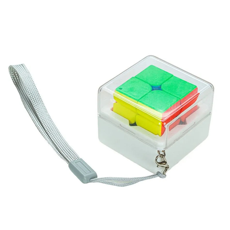 ZCUBE Mini Magic Cubes Keychain 3x3 Lovely Stickerless Birthday Christmas Gifts Toys For Children