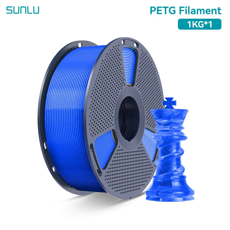 SUNLU PETG 3D Printer Filament 1.75mm High transparency White Color Tolerance+/-0.02mm for DIY gift printing fast shipping