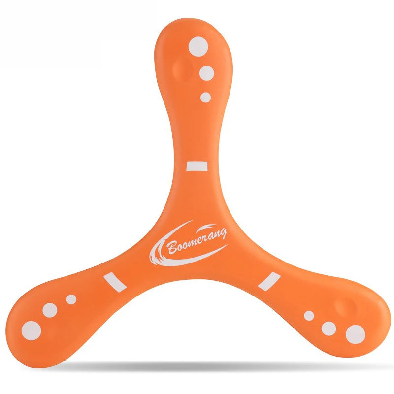 Children Soft Boomerang Toy Three-leaf Cross Outdoor Flying Disc Games Adult-kids Interactive Sports Toys for Decompression Gift