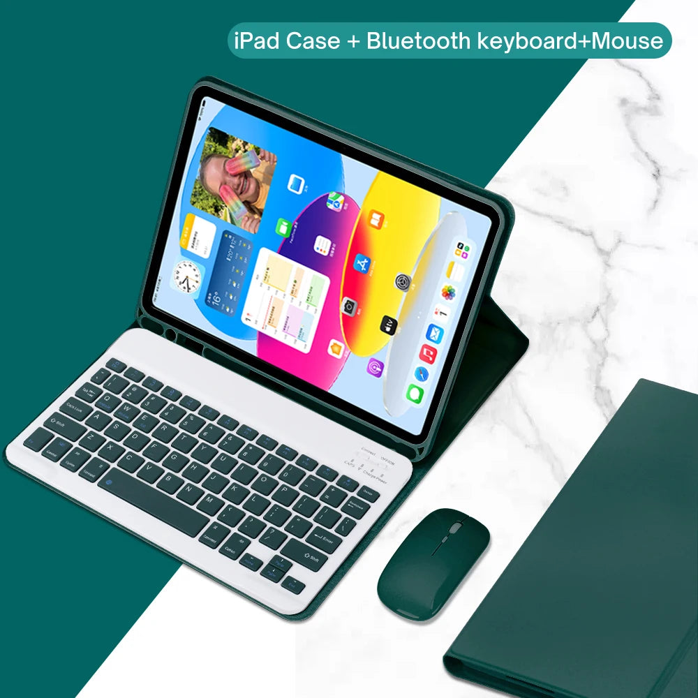 Keyboard Case for iPad 11th Gen (A16) 11 lnch 2025,Detachable Keyboard for iPad 10th Gen 10.9 lnch 2022 with Pencil Holder
