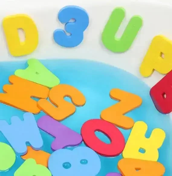 Children Bath Toys Foam Fun Floating Toy Letters Numbers Baby Early Educational Toy Bathroom Bathtub Game for Kids Gifts TMZ