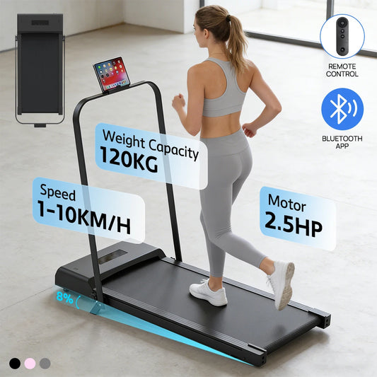 Electric Quiet Under Desk Treadmill for Home Gym Fitness Remote Control
