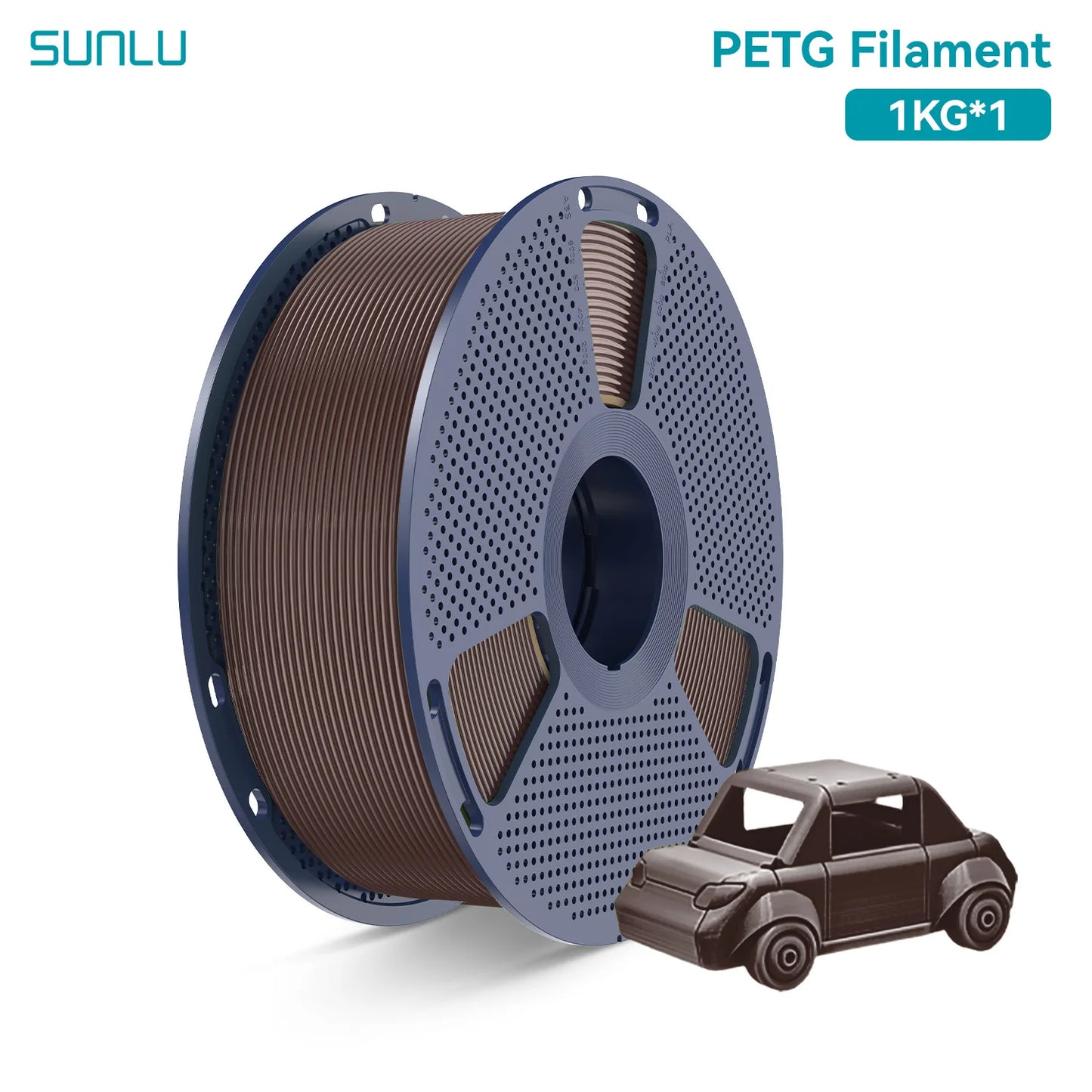 SUNLU PETG 3D Printer Filament 1.75mm High transparency White Color Tolerance+/-0.02mm for DIY gift printing fast shipping