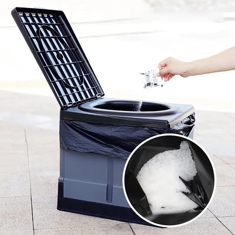 Poo Powder Poo Gel Camping Toilet Chemicals Eco Absorbent Gel Liquid Waste Gelling Deodorizing Powder for Travel Portable Toilet