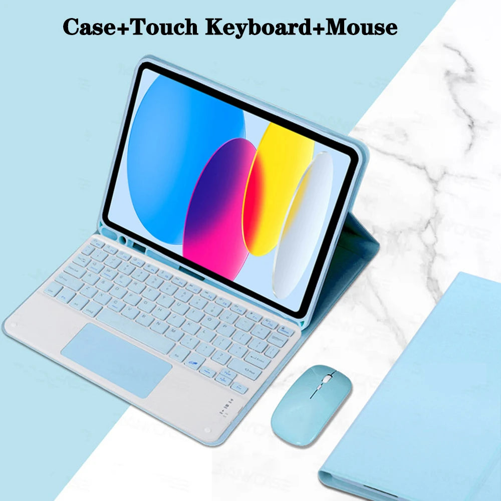 Keyboard Case for iPad 11th Gen (A16) 11 lnch 2025,Detachable Keyboard for iPad 10th Gen 10.9 lnch 2022 with Pencil Holder