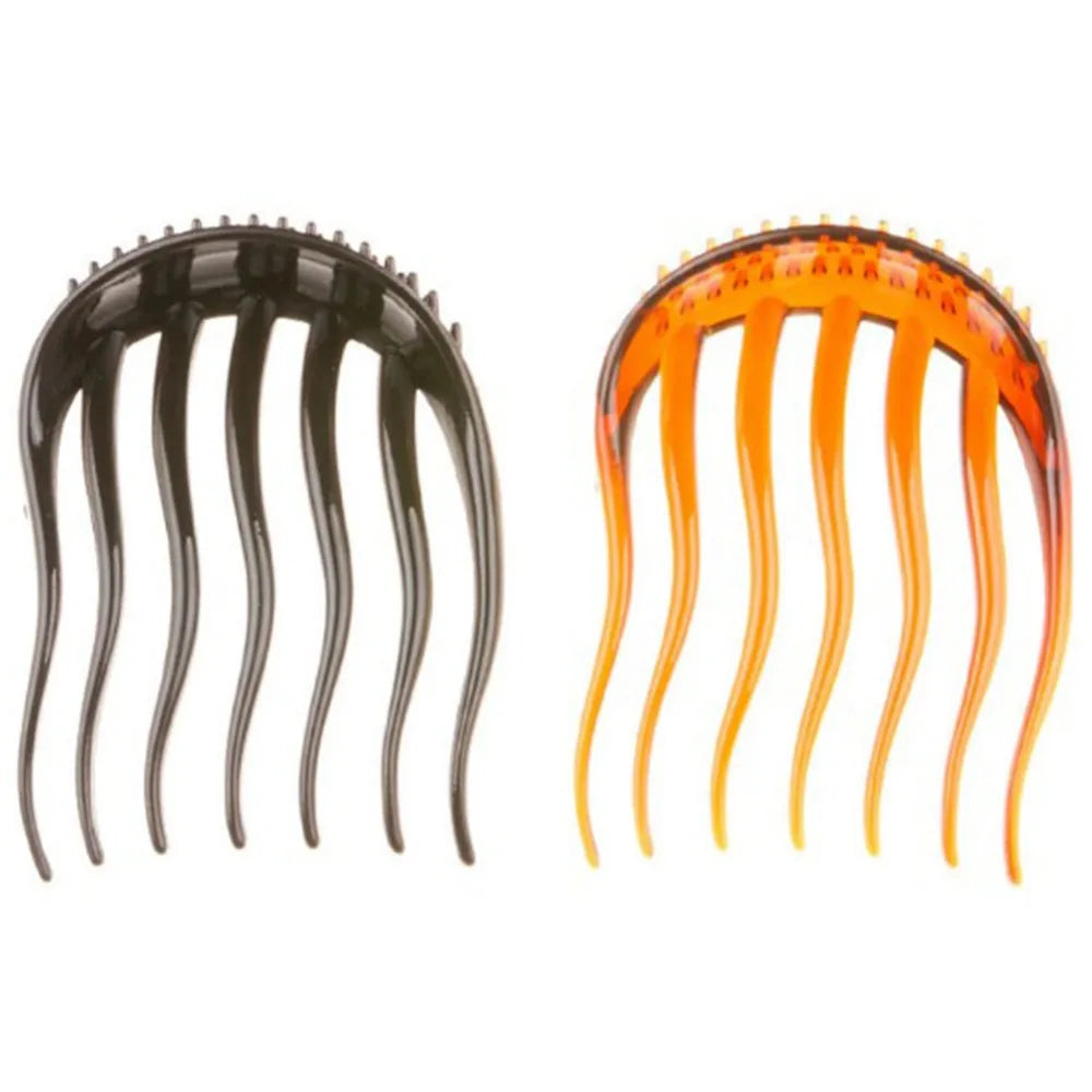 Fluffy Plastic Stick Bun Maker Women Hair Styling Clip Ponytail Holder Hairpins Hair Styling Accessories Braid Tool 2025 Fashion