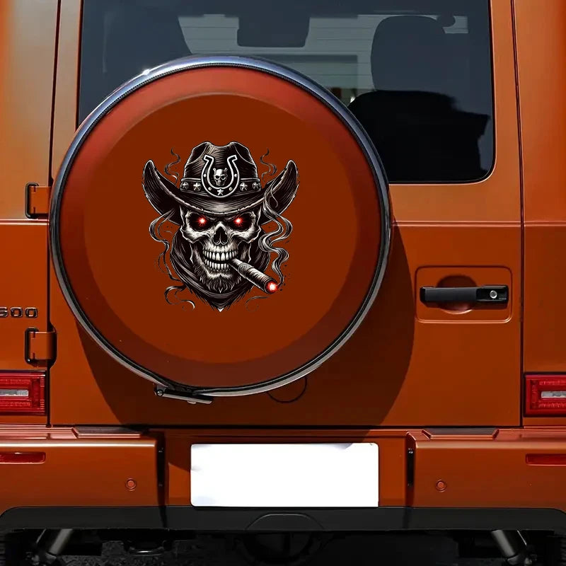 Western Cowboy Skull Car Stickers Halloween decorations Decals For Car Bumper Windows Motorcycle Laptop Walls Car Accessories