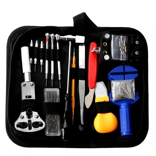 Multi-Function Watch Repair Tool Set, Strap Remover and Bottom Case Holder, Watch Opener for Battery Replacement & Maintenance