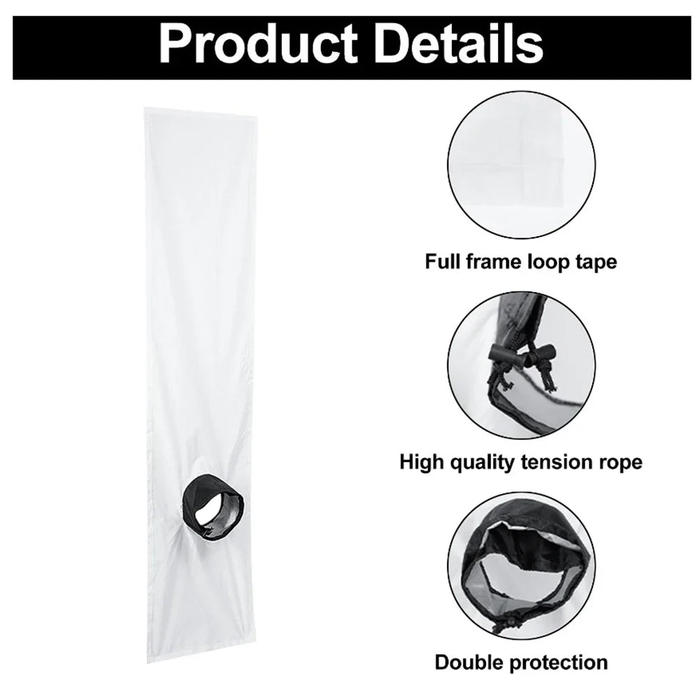 1PCS 200/300CM AirLock Window Seal For Portable Air Conditioner For Tumble Dryer Flexible Cloth Sealing Plate Window Seal