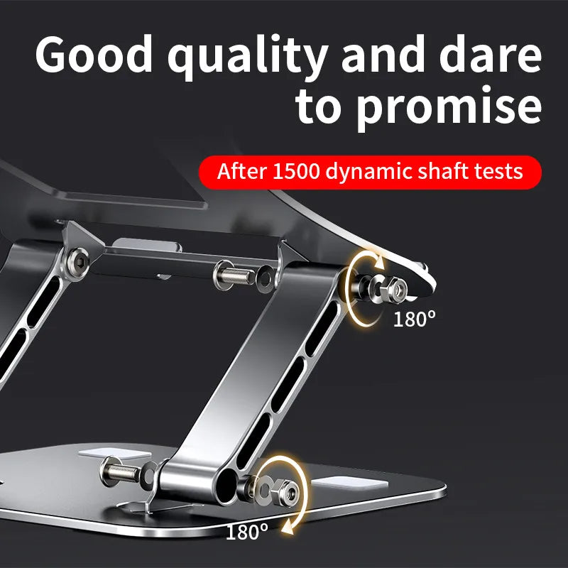 Phone Tablet Stand Adjustable Aluminum Alloy Laptop Tablet up to 17" Laptop Portable Folding Stand Cooling Stand Support