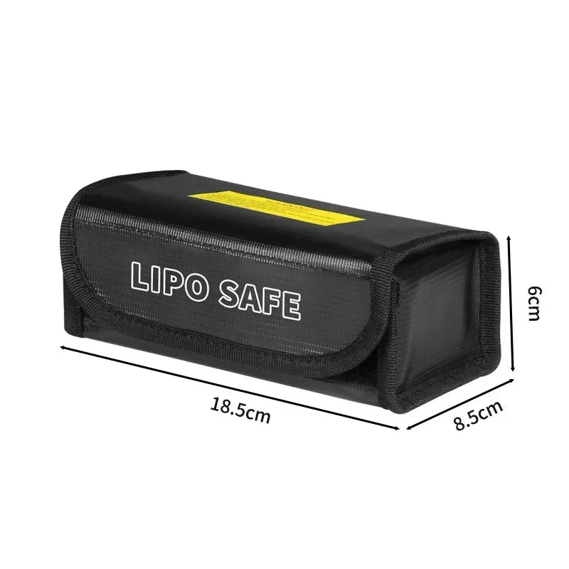 185x75x60mm Square RC LiPo Safe Bag Battery Safety Fireproof Explosionproof Guard Battery Protection Charging Sack For RC Toy