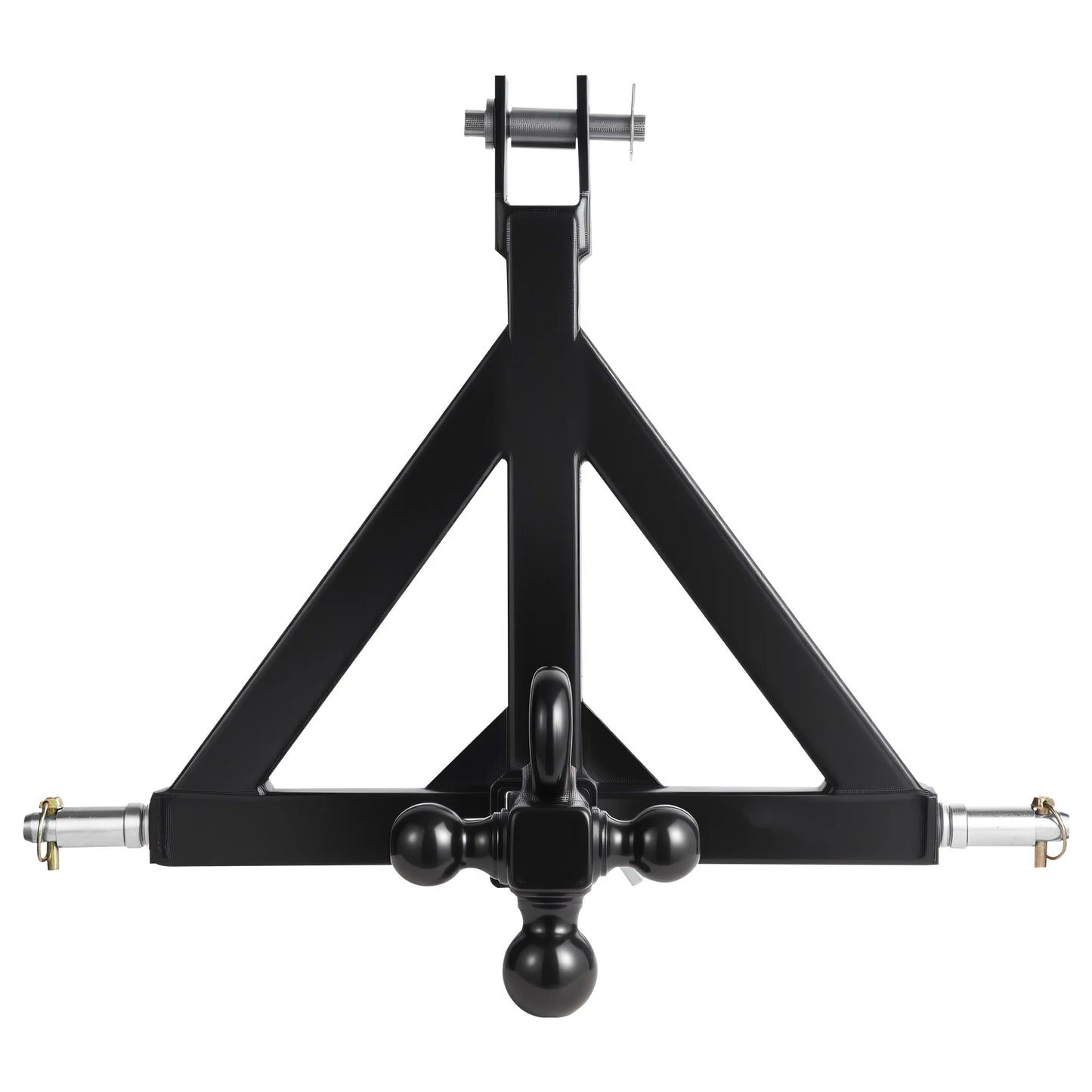 SucceBuy 3 Point Trailer Hitch 2in Receiver 3pt Quick Hitch Attachment with 3 Trailer Balls Compatible with Kubota Mahindra Ford
