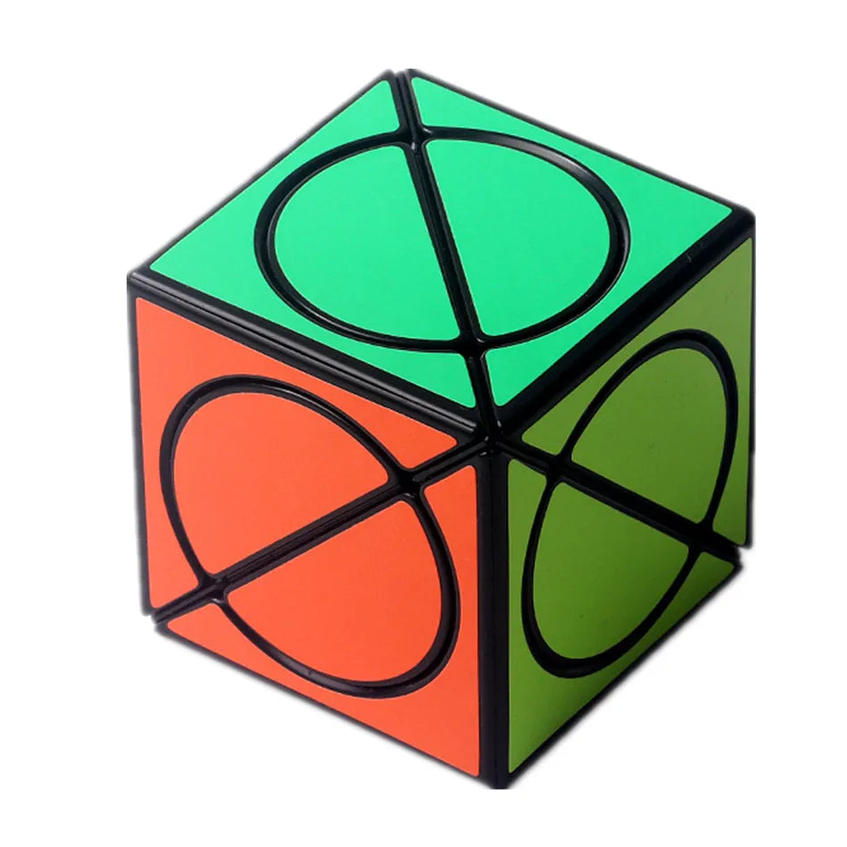 Mo Fang Zhai Huan Yue Shattered Eye Cube 2X2 Magic Cubes Puzzle Toys For Kids Gift Birthday Christmas Gifts