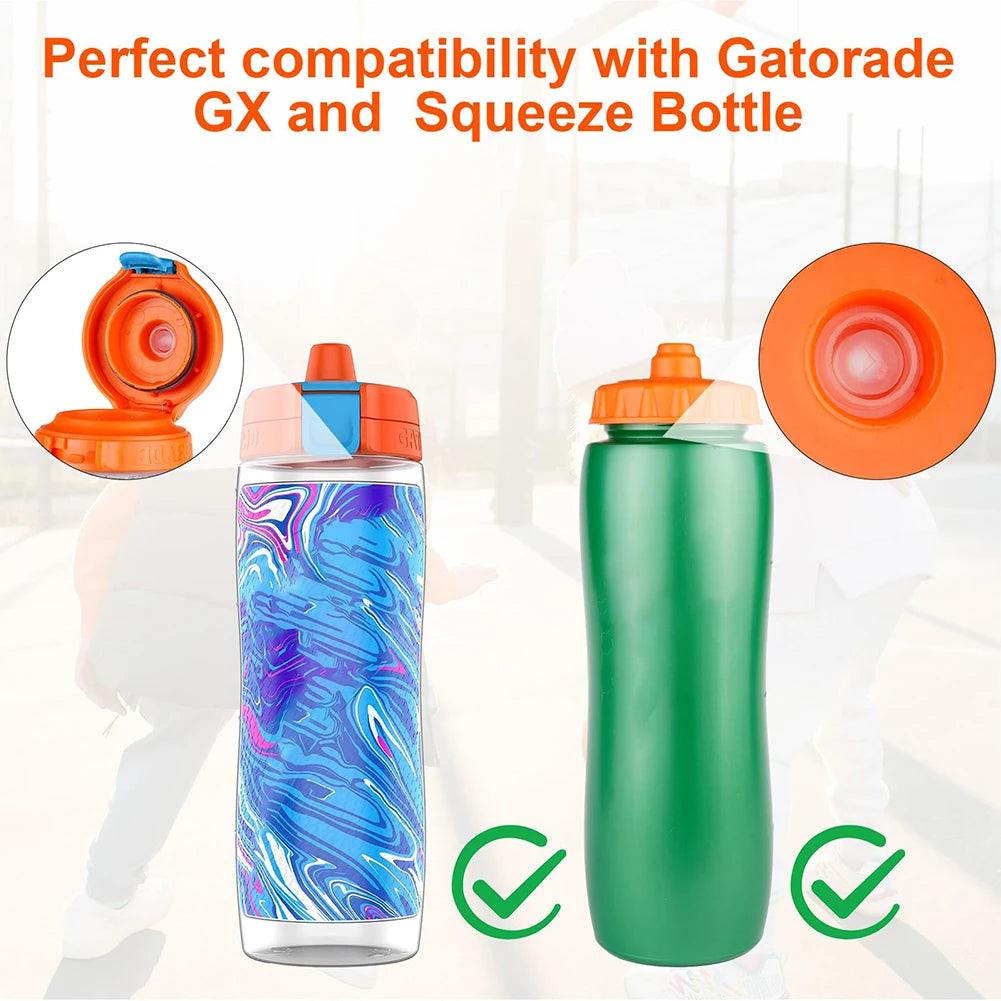 6 Pcs Dispensing Valves Replacement Valves with Screwdriver Replacement Accessories Compatible with Gatorade Gx Water Bottle