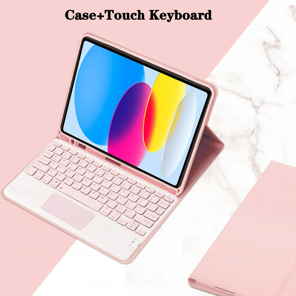 Keyboard Case for iPad 11th Gen (A16) 11 lnch 2025,Detachable Keyboard for iPad 10th Gen 10.9 lnch 2022 with Pencil Holder