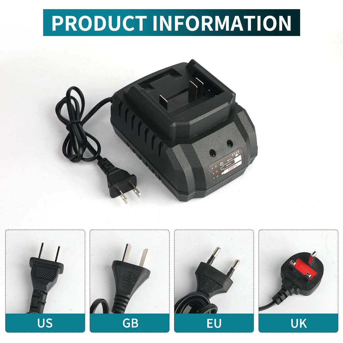 for Makita CDQ69 Industrial Grade 18V 21V Fast Charging Charger,Electric Drill Grinder Impact Wrench Daily Maintenance tools