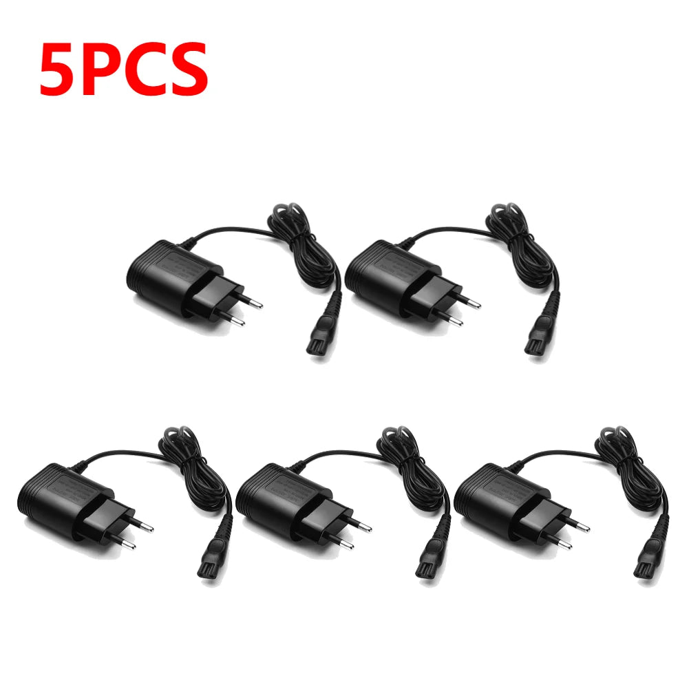 15V 5.4W EU Plug Power Adapter 1-5PCS Electric Charger Supplies for Philips Shaver 6070/6075/6095 Shaving Machine Charging Cable