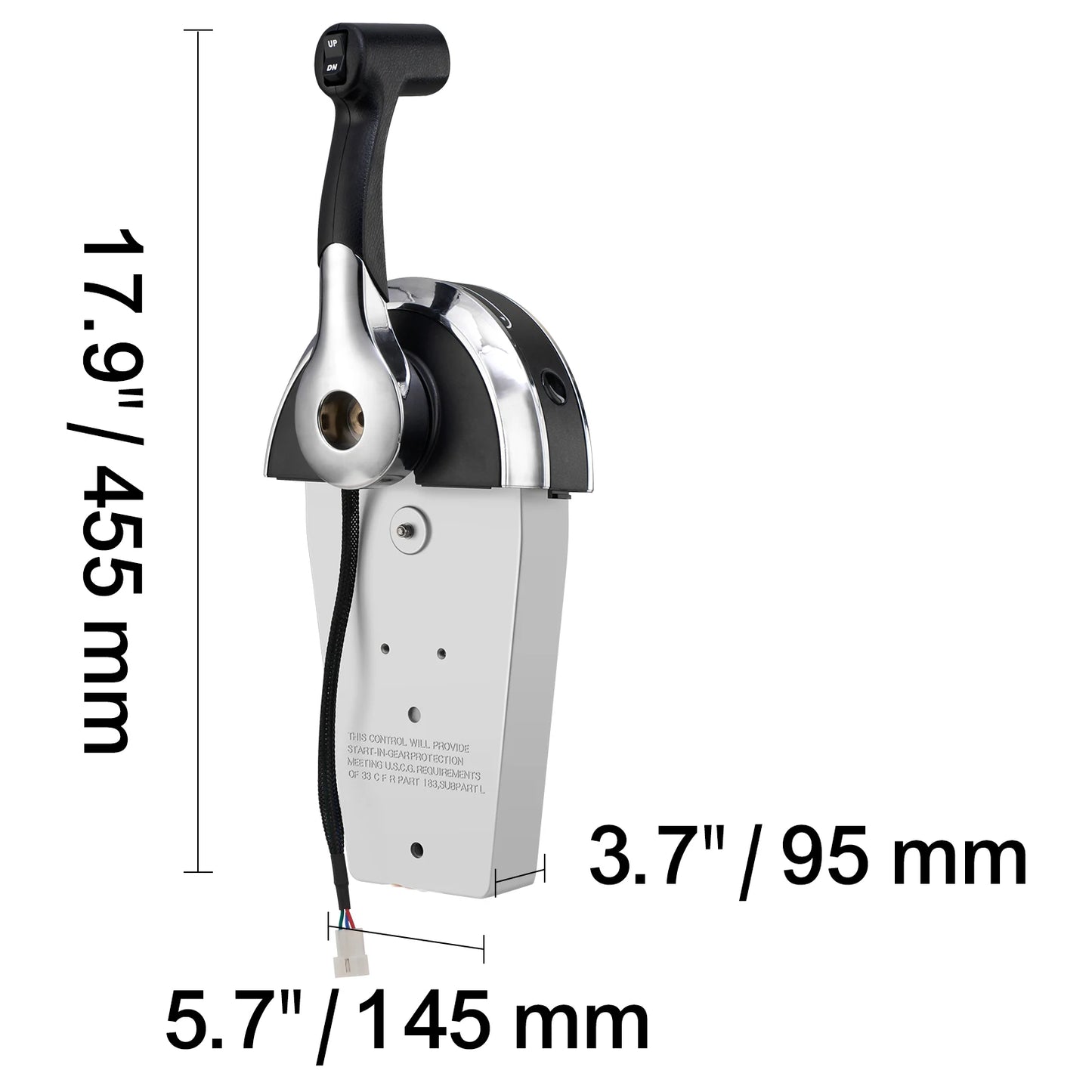 SucceBuy Boat Throttle Control 5006186 Top-Mounted Outboard Remote Control Box to Evinrude Johnson Marine Throttle Control Box