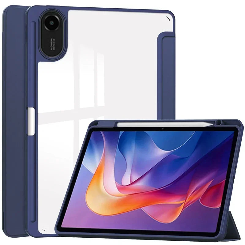 For Redmi Pad 2 Case with Pencil Holder Folding Stand Back Tablet For Coque Xiaomi Redmi Pad 2 2025 Case Cover 11 inch