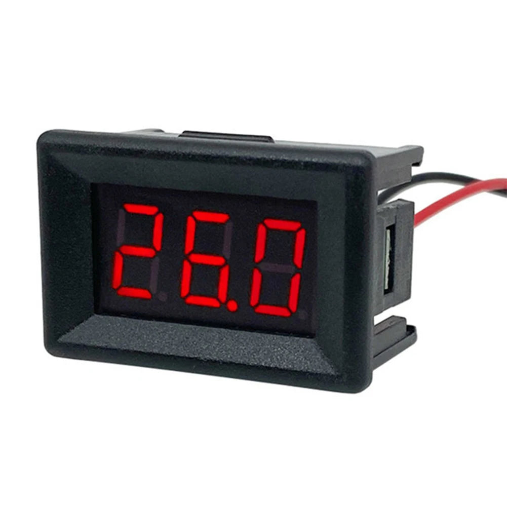 10/20PCS 0.36 Inch DC0-30V 3 Bits Digital LED Display Panel Voltage Meter LED Digital Voltmeter for Car Motor Vehicle Tools
