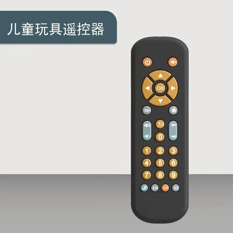 Infant Simulation TV Remote Control Toys with Music and Light Musical Baby Toy Sensory Remote Kids Baby Toys for 1 2 3 Years Old