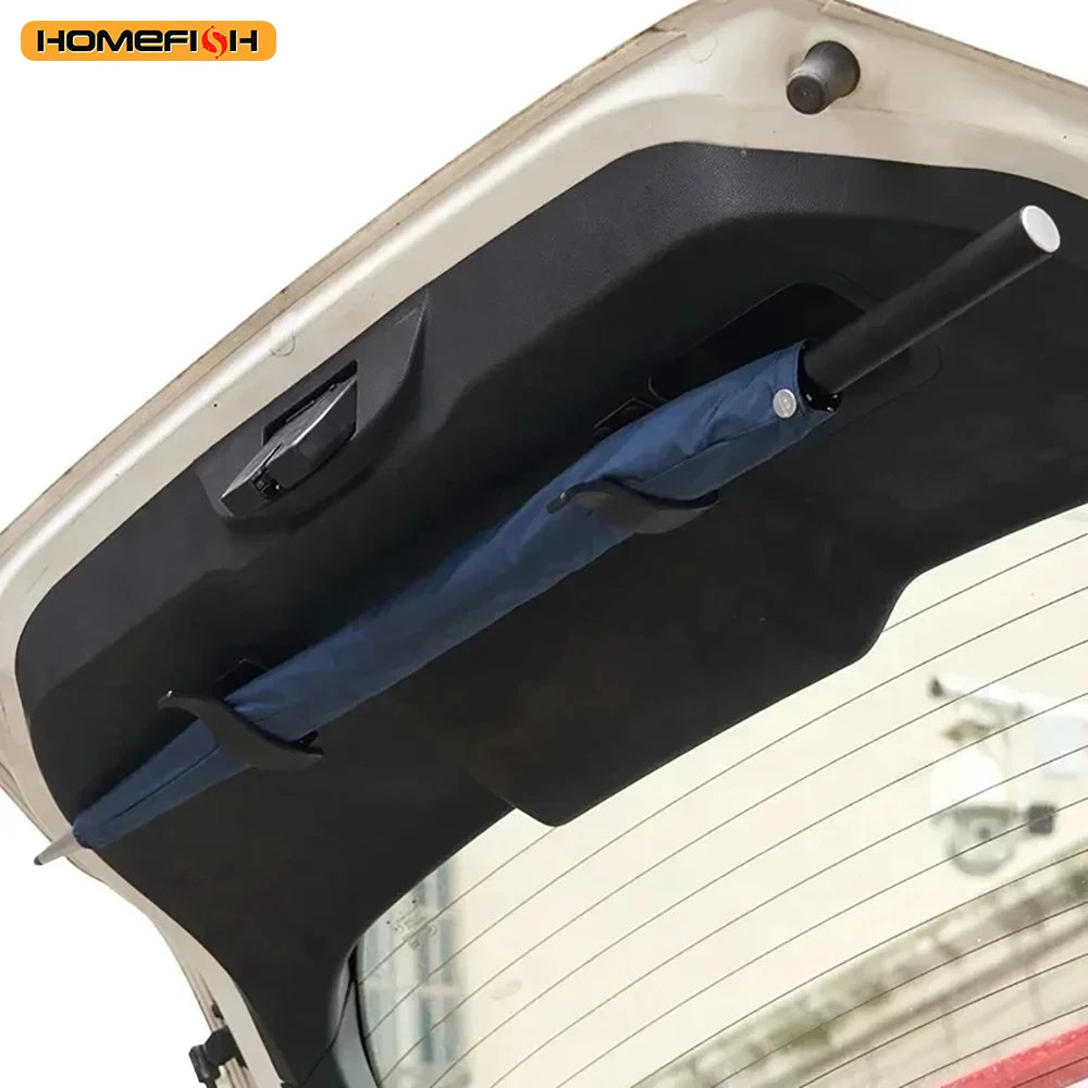 2Pcs Car Seat Back Hoo Multi-purpose Trunk Umbrella Mount Holder Car Umbrella Storage Organizer Holders Universal Car Accessory