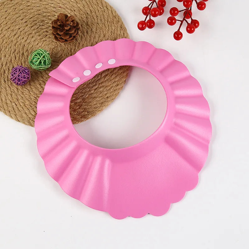 Cute Animal Shower Cap Safety Eye Protection Ear Protection Lightweight Cute Cartoon Baby Bath Protective Cap Shampoo Bath Care