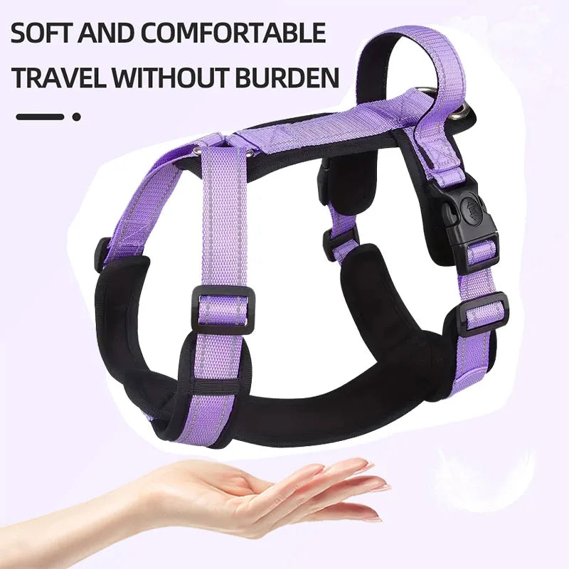 1pc Handle-Equipped Anti-Escape Dog Leash, Reflective Dog Vest, Suitable for Travel Items for Small to Medium-Sized Dogs.