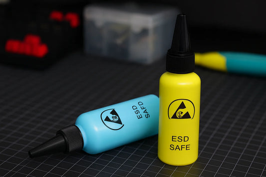 Alcohol Bottle, Solvent Dispensing, Mobile Phone Repair, Anti-Static Leak-Proof, with Needle, 65ML