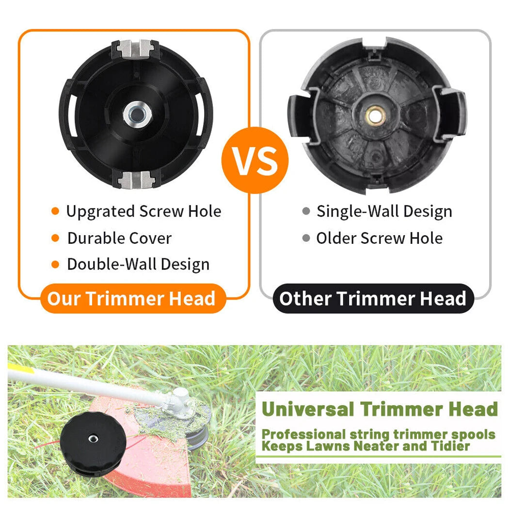 PORIYA Universal Speed Feed Bump Head Straight & Bent Shaft Brush Cutter Trimmer Head