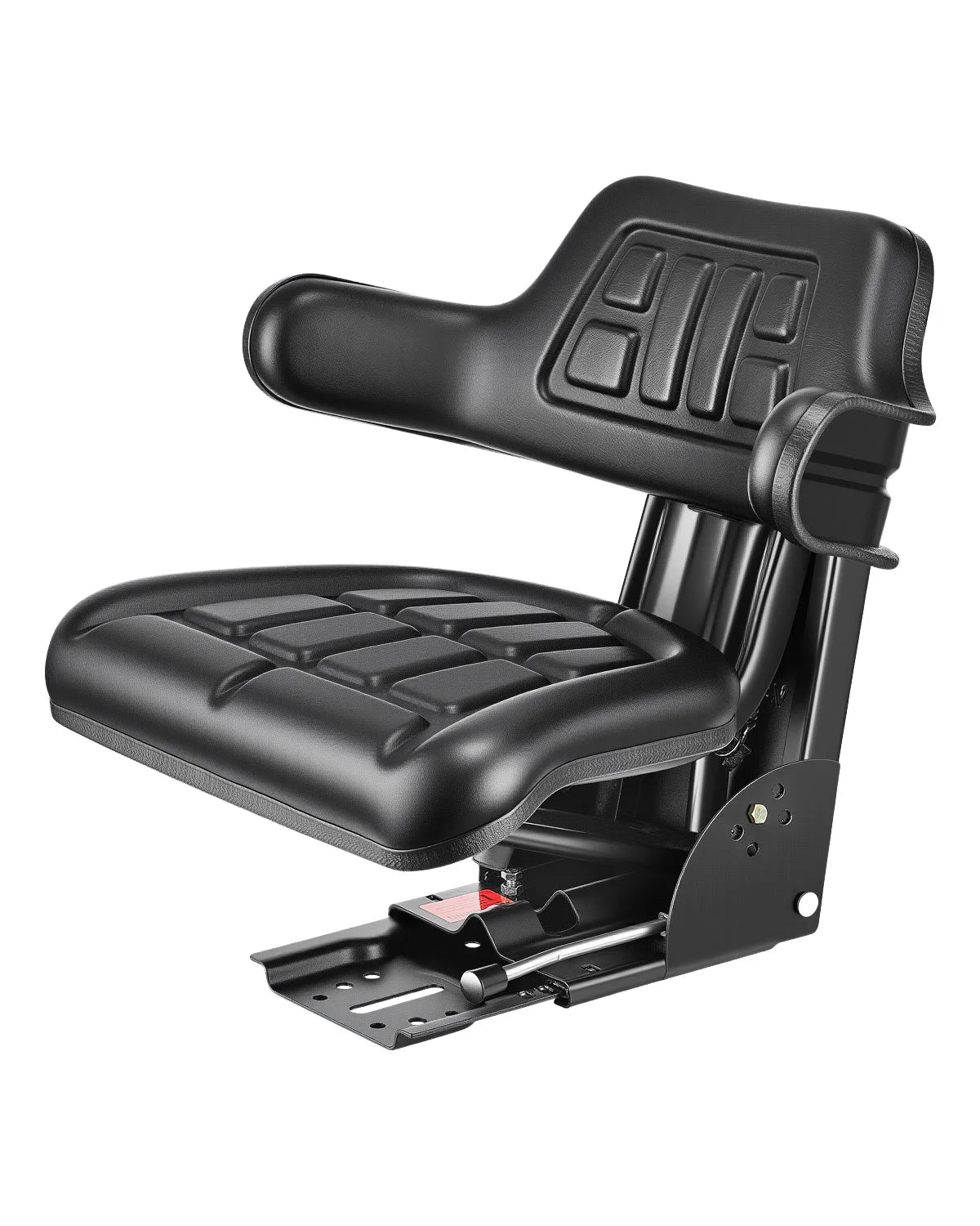 SucceBuy Universal Forklift Seat Wrap Around Adjustable Suspension Seat with Tilt Fits for John Deere Ford Ferguson New Holland
