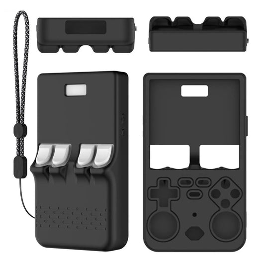 Handheld Storage Protective Cover for R36 Ultra Retro Handheld Game Consoles Against Scratch and Drop-Black for Men and Women