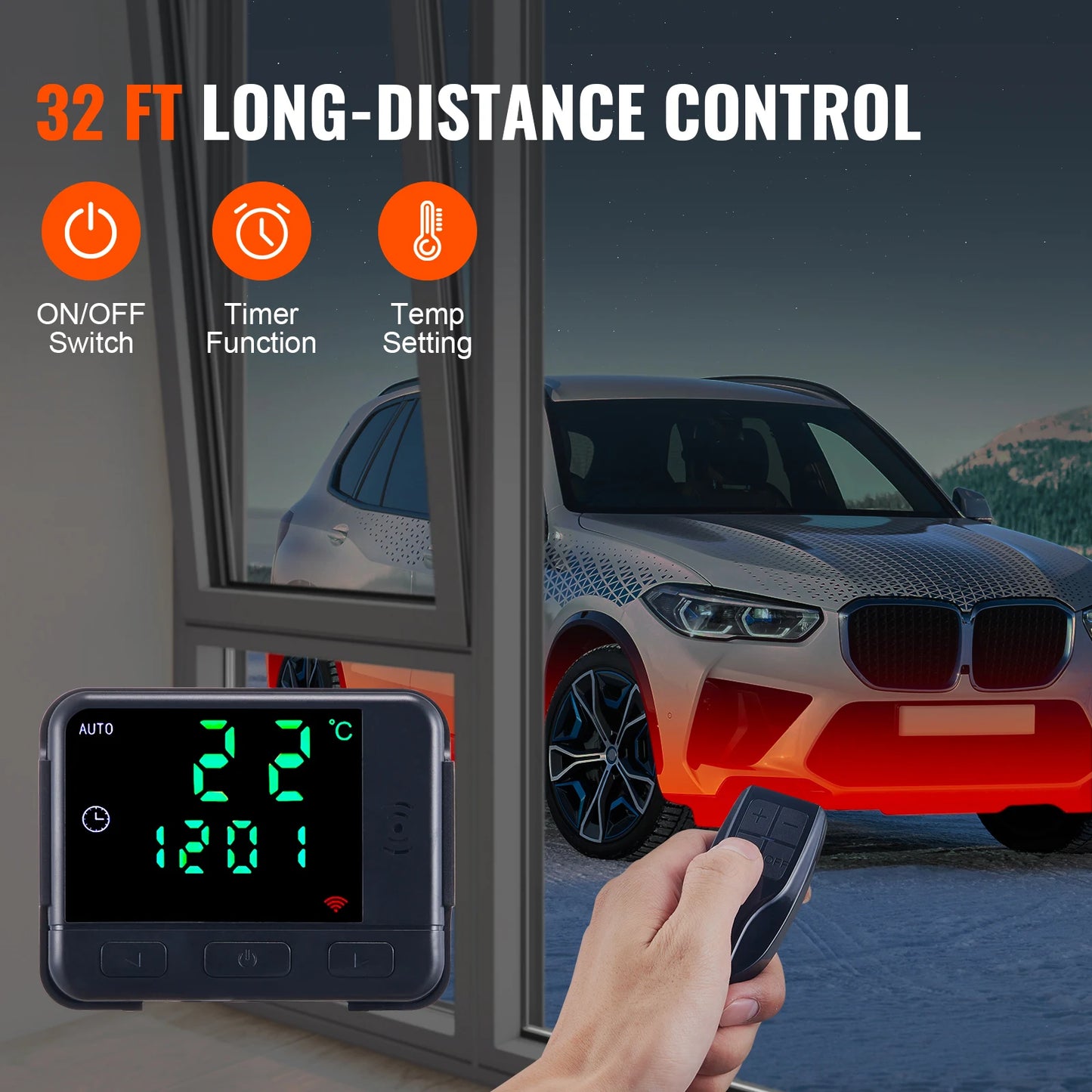SucceBuy 2/5/8KW Car Heater Diesel Air Heater 12V With Silence Remote Control Truck Boat Bus Trailer Air Diesel Parking Heater