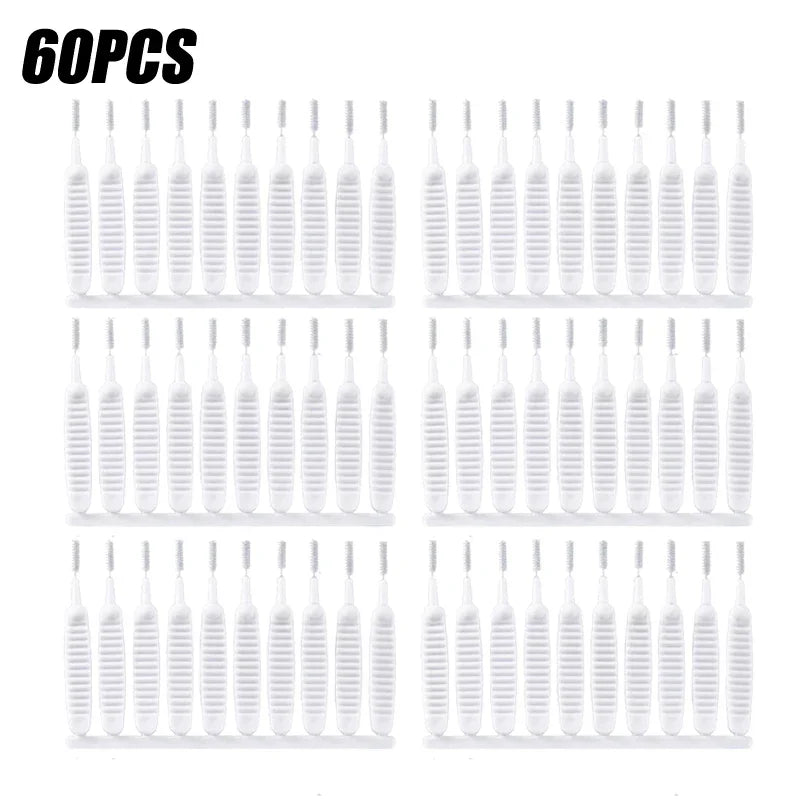 10/50/100/200PCS Shower Cleaning Brush Bathroom Micro Nylon Brush Nozzle Anti-blocking Cleaning Tools Bathroom Accessories