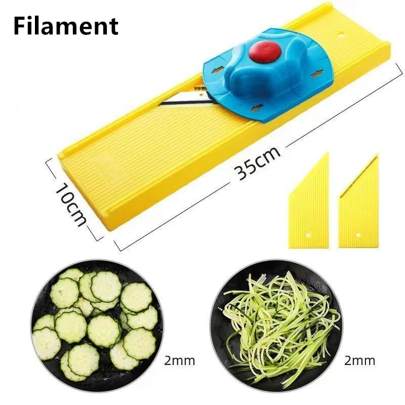 Vegetable Slicer and Vegetable Julienne with Hand Protector Handheld Vegetable Chopper for Speedy Slicing of Fruit and Vegetable