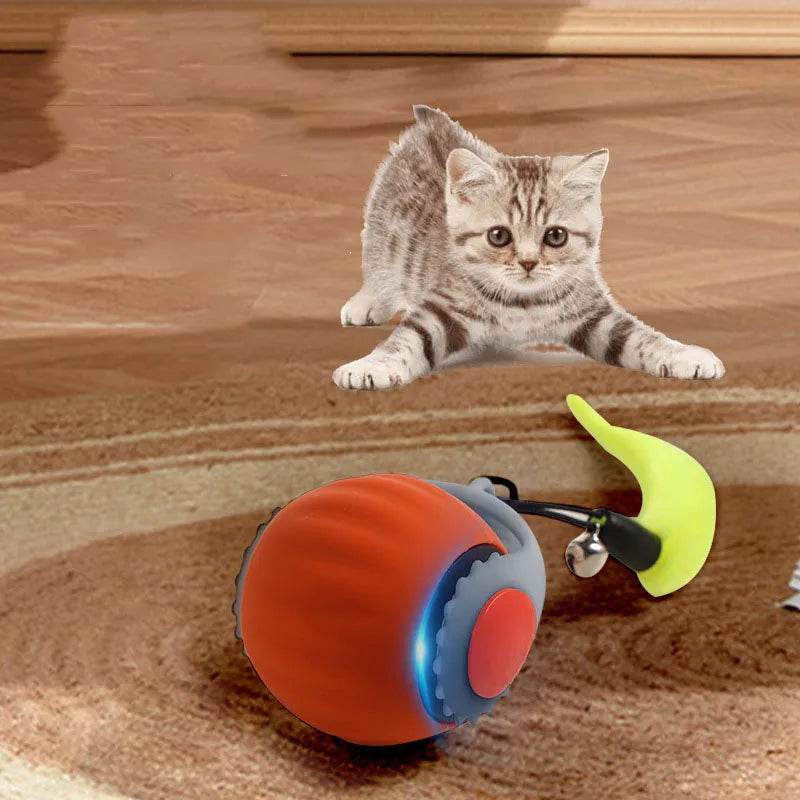 Pet smart cat ball cat toy ball electric cat toy self-exciting boredom ball safe bite-resistant pet toy