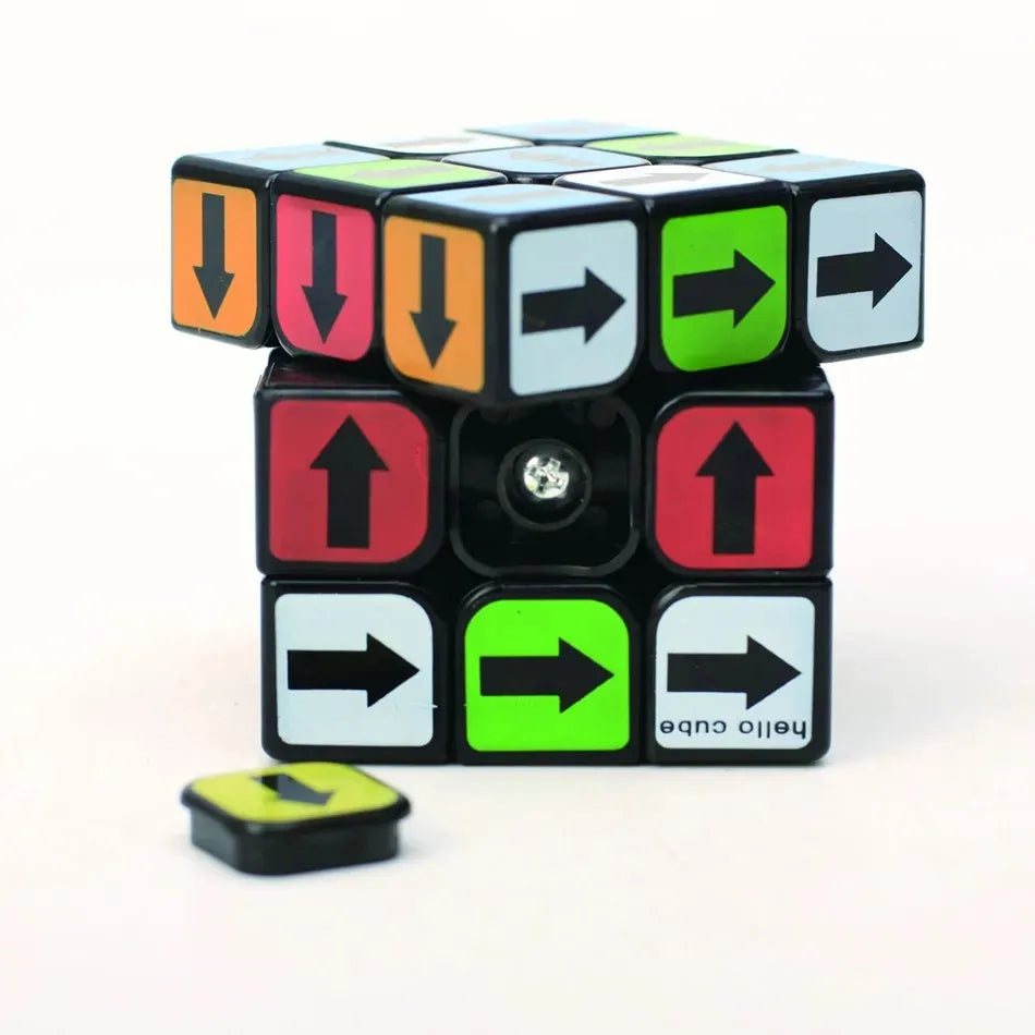 Zcube Idea Fun 3x3 Direction Arrow Magic Cube White/Black Educational 3x3x3 Puzzle Cubo Magico Toys For Children