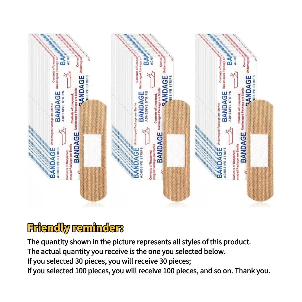 Hot 30/50/100 Pcs Kids Bandages Cute Cartoon Children's Adhesive Waterproof Breathable Band Aid Stickers Protection Girls Boys