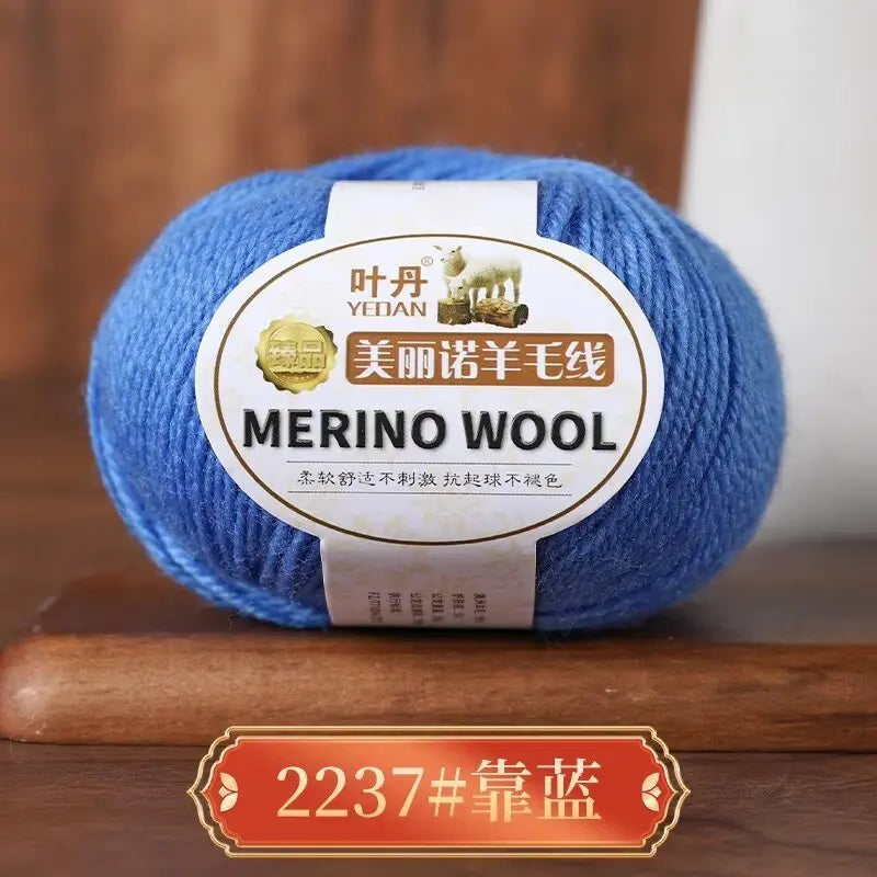 1Pc 50g Soft Merino Wool Yarn for hand knitting Anti-pilling Wool Crochet line knit Sweater Scarf hat Wool Thread warm lana