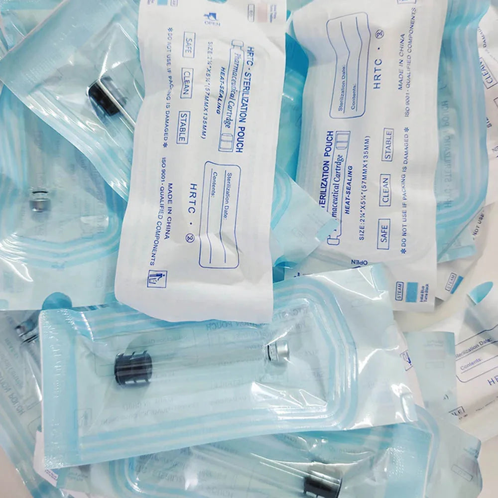 30/50/100pcs Sterile Independent Packaging Insulin Cartridges Cassette Bottle 3ml Disposable Insulin Injection Pen Sleeve