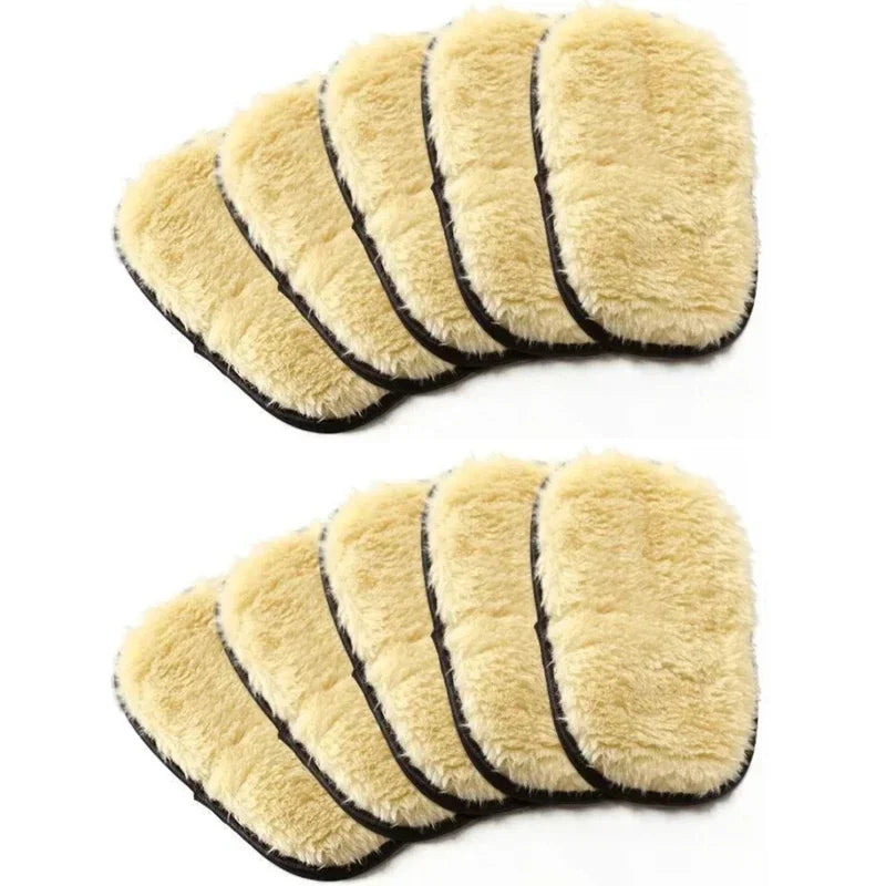 Super Soft Microfiber Wool Car Wash Gloves Mitts Scratch Free Cleaning Polishing Cloth for Auto Detailing Care Accessories