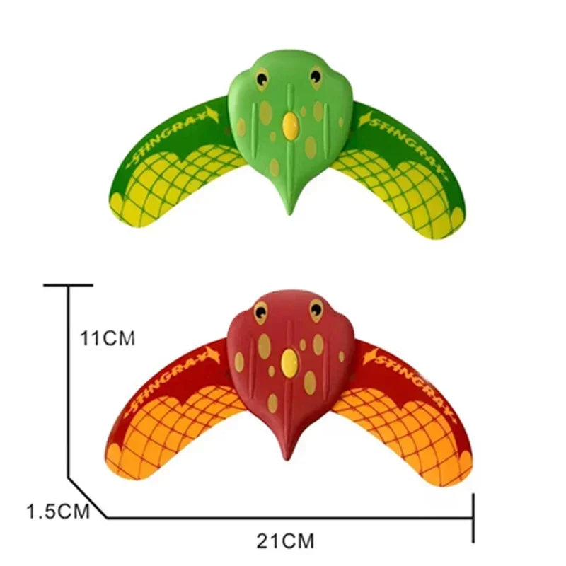 Hydrodynamic Manta Rays Press Forward Children's Baby Beach Pool Water Splashing Play with Water Model Fish Toys Hot