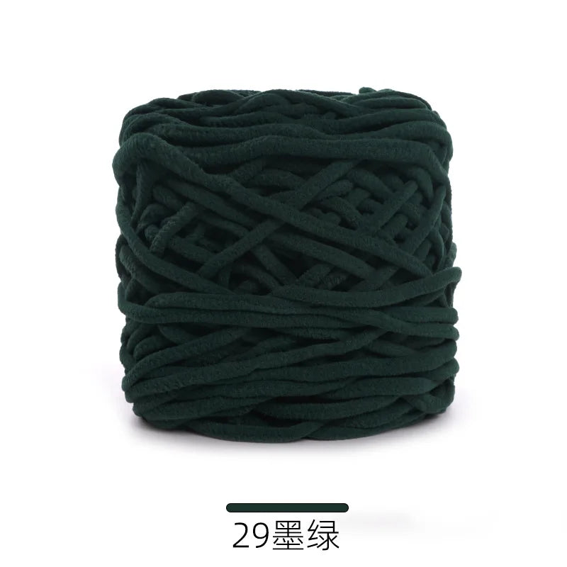 1Pc 50g Thin Velvet yarn for Crocheting Chenille yarn hand knitting Crochet amigrumi slipper line knit sweater blanket thread