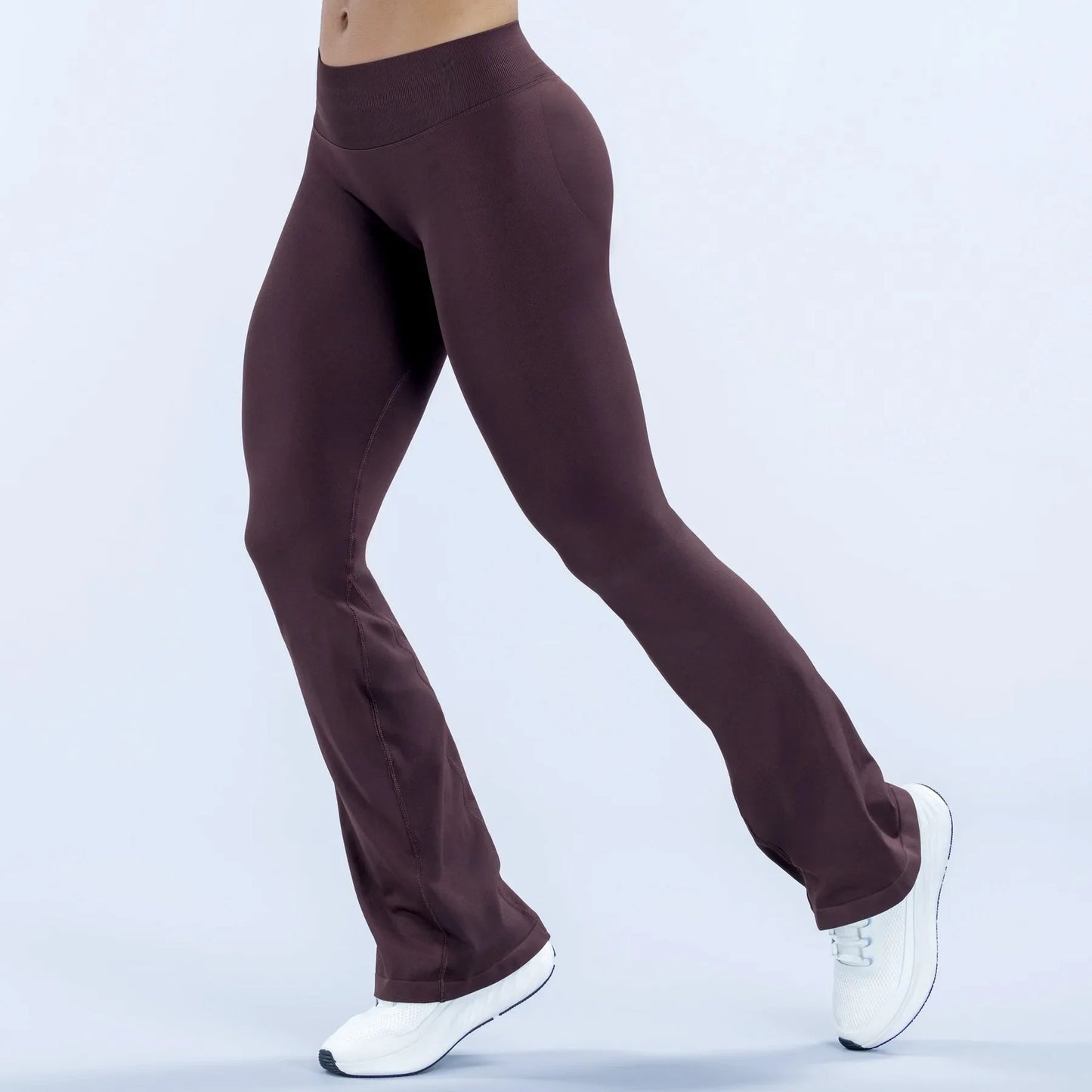 1DF-CY Women High Waist Flared Yoga Leggings Butt Lifting Stretch Bell Bottom Pants Slim Fit Gym Fitness Running Casual Trousers
