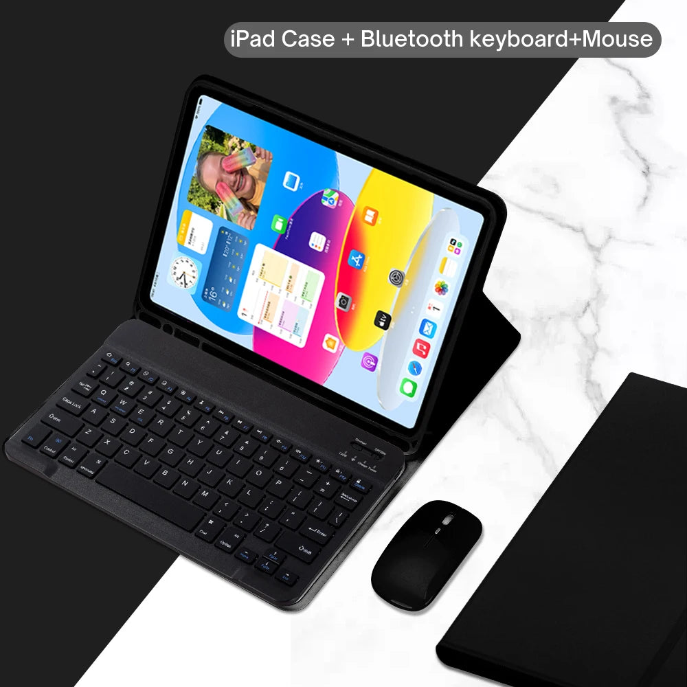 Keyboard Case for iPad 11th Gen (A16) 11 lnch 2025,Detachable Keyboard for iPad 10th Gen 10.9 lnch 2022 with Pencil Holder