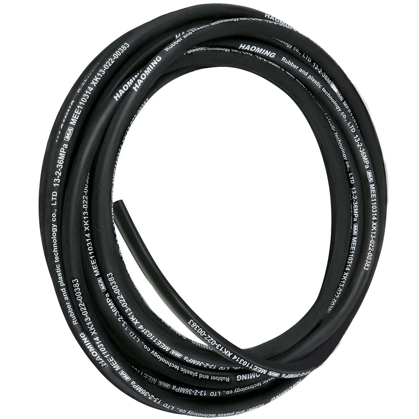 SucceBuy High-pressure Hydraulic Hose 50 /328 FT Length 5000 PSI Max Pressure Rubber Oil Hose for Car Truck Tractor Small Engine