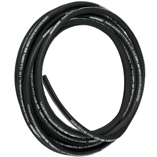 SucceBuy High-pressure Hydraulic Hose 50 /328 FT Length 5000 PSI Max Pressure Rubber Oil Hose for Car Truck Tractor Small Engine
