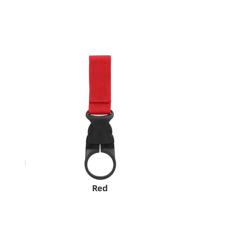 Webbing Water Bottle Holder Climbing Carabiner Belt Backpack Hanger Hooks Clip Multifunction Water Bottle Nylon Buckle Hook Clip