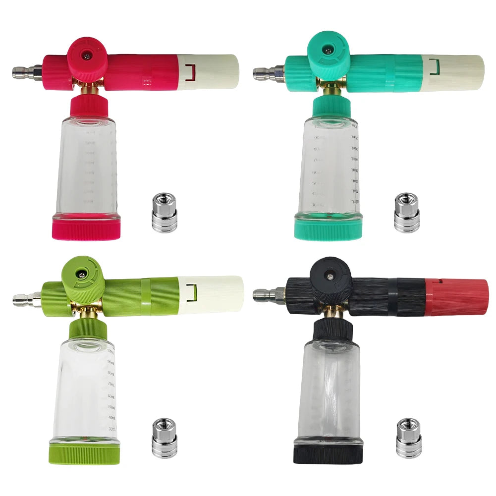 100ml Soap Foam Spray Bottle with 1/4 Inch Quick Connector Car Wash Foam Sprayer Foam Spray Pot for Cleaning Cars SUVs